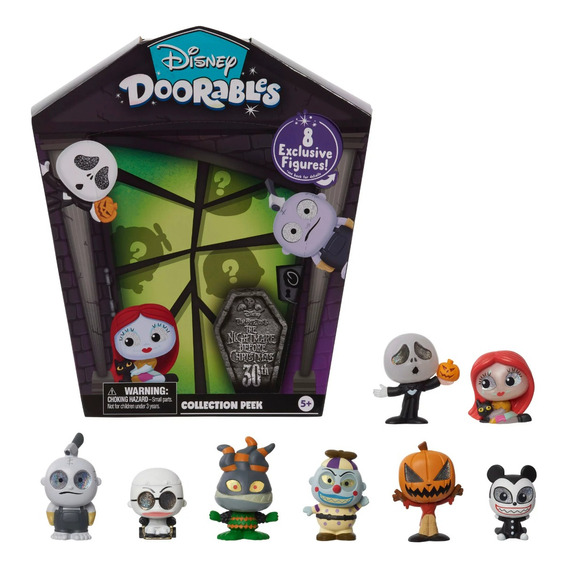 Disney Doorables Set 8 Figuras El Extraño Mundo De Jack 