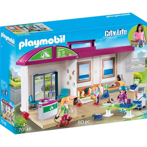 Playmobil City Life Clínica Veterinaria Art 70146