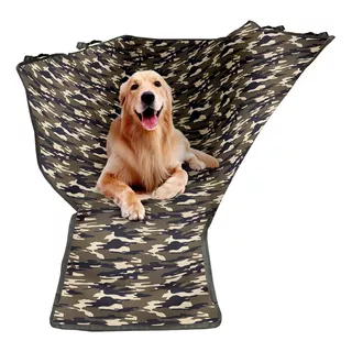 Funda Protectora Autos Perros Mascotas Resistente Camuflada