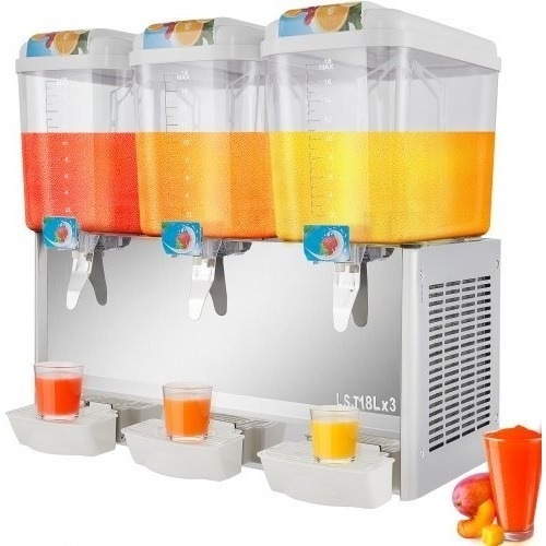 Dispensador de bebidas Vevor Commercial juice dispenser de 18 L color gris en pack de 3 unidades