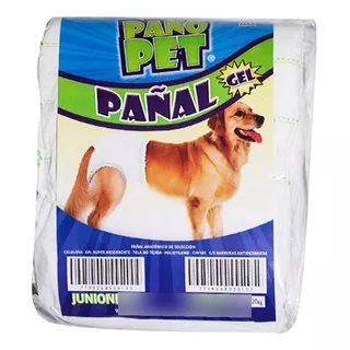 20 Pañales Paño Pet® Gel Perros Incont Celo Operación Max