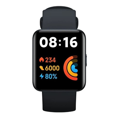 Funda Poco Watch Xiaomi Smartwatch Amoled Gps Watch, versión global, color negro