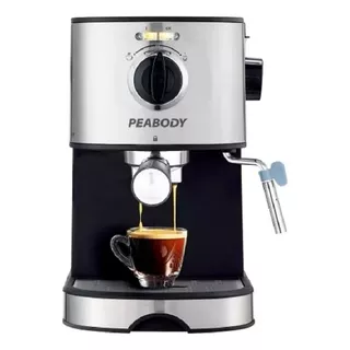 Cafetera Express Espumador Peabody Ce4601ix 850w 15 Bar Color Plateado