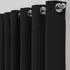 Cortina negra opaca con bloques de luz de 3 x 2,80 cm, 16 unidades