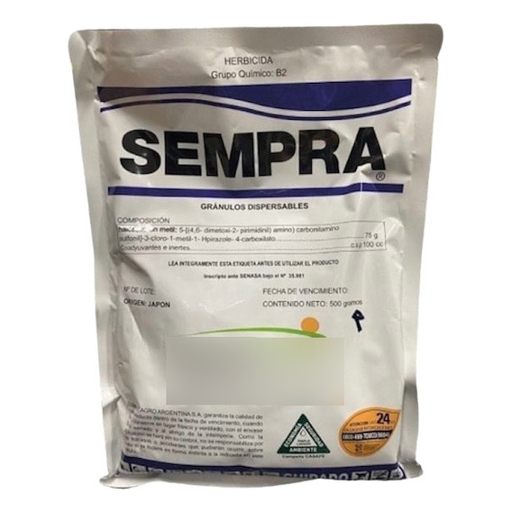 Sempra Summitagro Halosulfuron Metil 75% Cebollín Césped 5g.