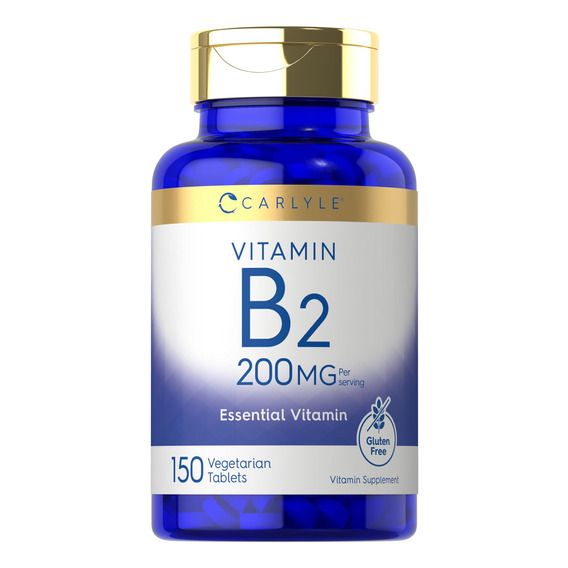 Suplemento Carlyle De Vitamina B-2 Y Riboflavina, 200 Mg, 15
