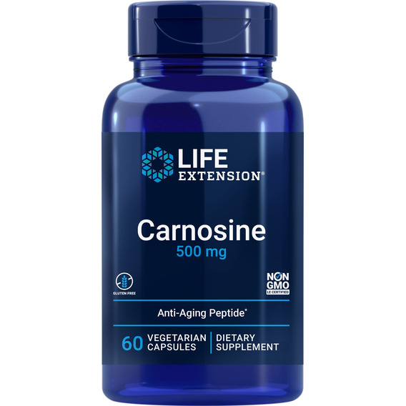 Suplemento Life Extension De 500 Mg De Carnosina Para Combat