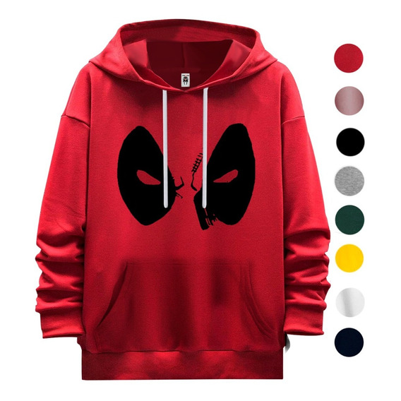 Buzo Buso Saco Sudadera Deadpool Ropa