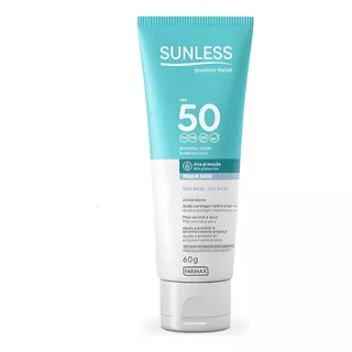 Protetor Solar Facial Sunless Fps50 Sem Cor 60g