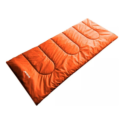 Bolsa De Dormir Broksol 0° 180 Cm X 75 Cm Ideal Camping Color Naranja