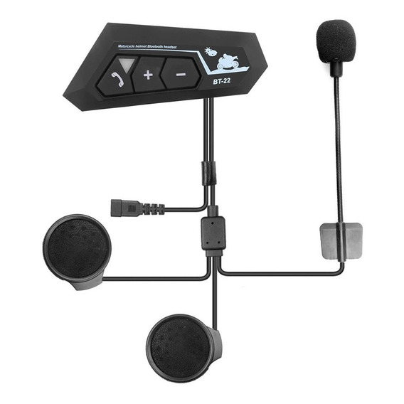 Intercomunicador  Bt-22 Auriculares Casco Moto Bluetooth