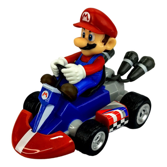 Figura Personajes Mario Kart Auto A Fricción 12 Cm