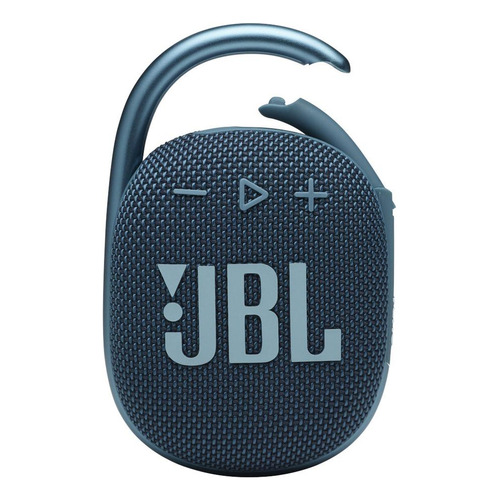 Parlante JBL Clip 4 portátil con bluetooth waterproof blue