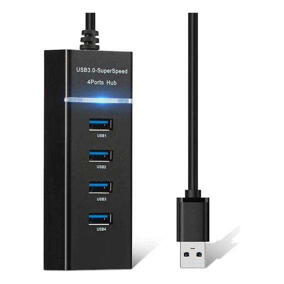  Hub Usb Adaptador 4 Puertos De Última 