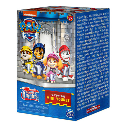 Figura De Acción Paw Patrol Rescue Knights Mini Caballeros 