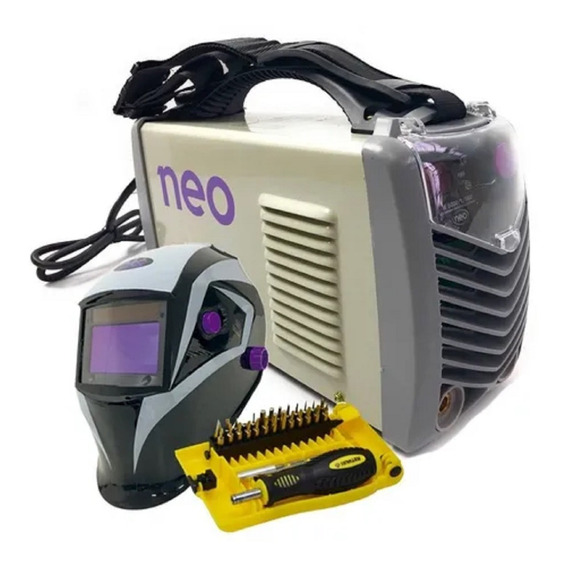 Soldadora Inverter Neo 250amp Ie10250 + Mascara Neo Ms1001/2