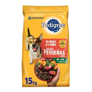 Pedigree Alimento Seco Para Perro Adulto Raza Pequeña 15kg