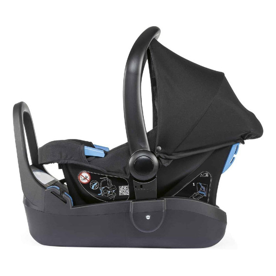 Huevito Chicco kaily Cadeirinha Auto Base Black Lisa negro