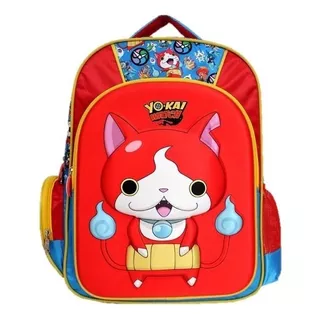 Mochila Yokai Watch Primaria Backpack Y1 Color Rojo