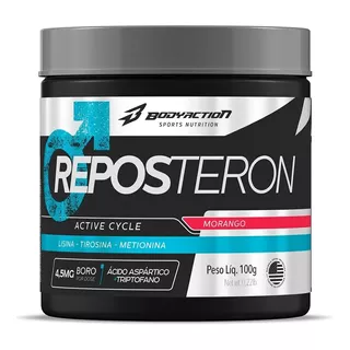 Reposteron 100g Aminoácidos Essenciais Premium - Bodyaction Sabor Morango