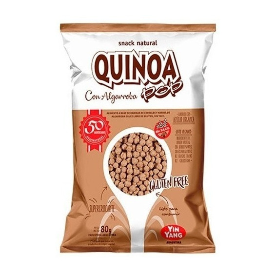 Quinoa Pop Inflado Con Algarroba Yin Yang