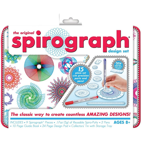 Spirograph ® Espirógrafo Edición Especial Metálico 15pzas Ev