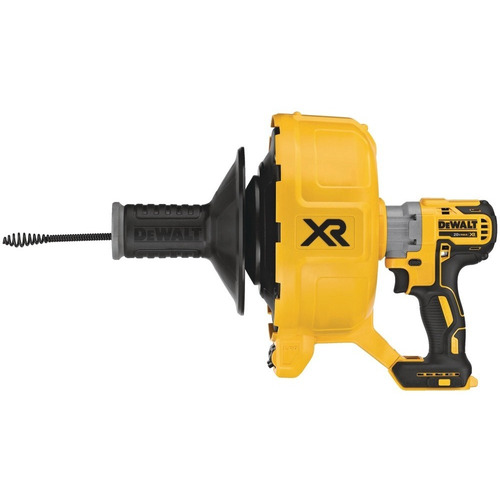 Máquina Destapa Cañerias Inalámbrico Dewalt 20vmax Dcd200b Color Amarillo