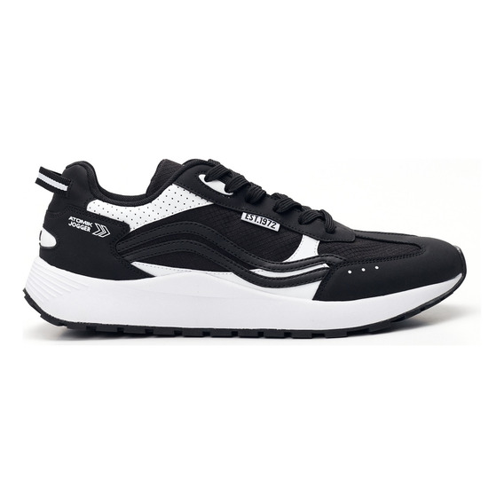 Zapatilla Urbana Negra Jogger-y Hombre Atomik