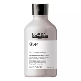 Shampoo L'oréal Professionnel Serie Expert Silver En Botella De 300ml Por 1 Unidad