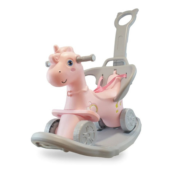 Mecedor Unicornio 3 En 1 Rosa Okbb0303