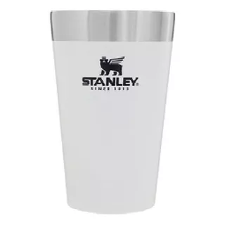 Copo Térmico De Cerveja Stanley Inox S/ Tampa - 473ml Branco Cor Branco Polar Liso