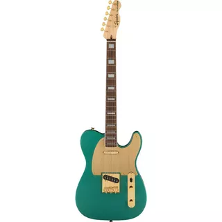 Guitarra Fender Squier 40th Anniversary Telecaster Lrl Gold, Orientada A La Derecha