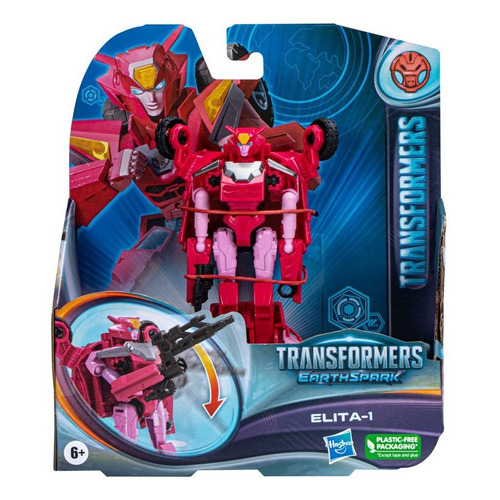 Transformers Earthspark Figura De 12 Cm Elita-1 Hasbro