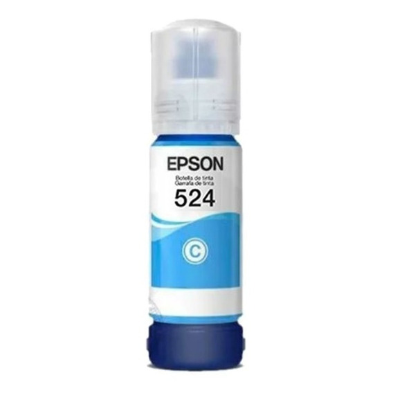 Tinta Epson 524 70ml L6580 L15150 L15160 Cyan