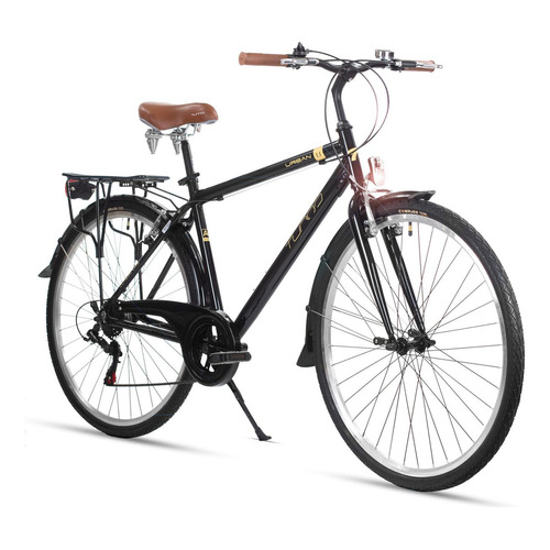 Bicicleta Urbana R700 Urban 1.1 Aluminio Negra Turbo Color Negro Tamaño del cuadro M