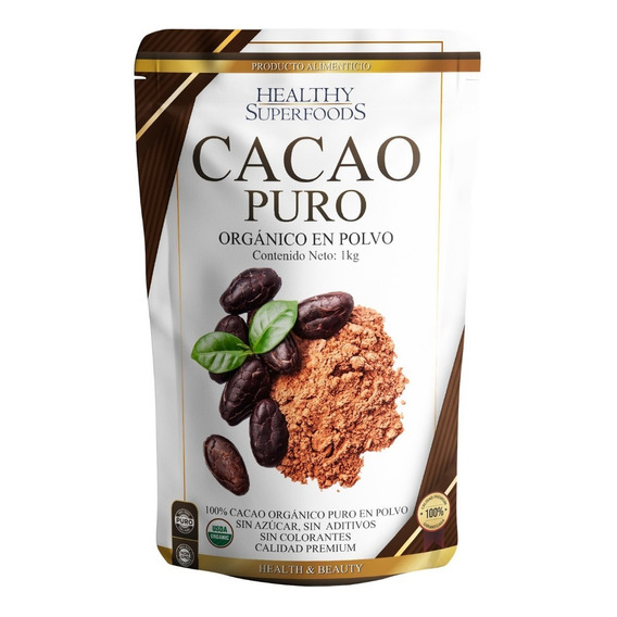 Cacao En Polvo 1kg Organico Certificado