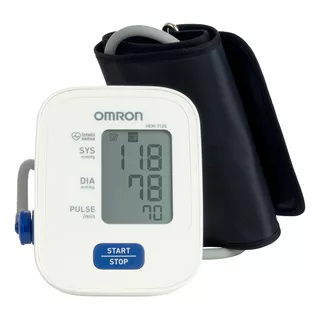 Omron Monitor De Presión Arterial De Brazo. Hem-7120 Color Blanco