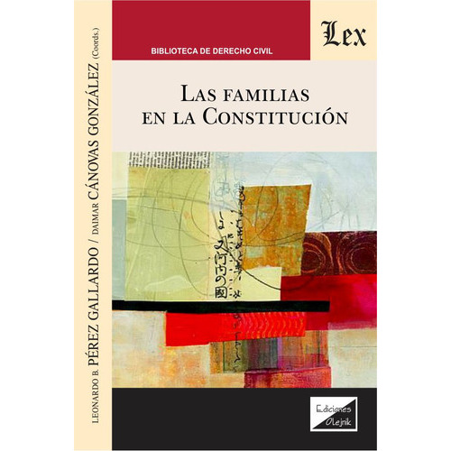 Las Familias En La Constitucion, De Perez Gallardo Leonardo B. Editorial Olejnik, Tapa Blanda En Español, 2020