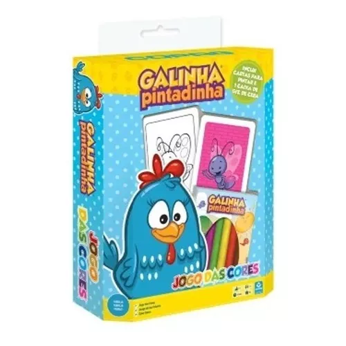 Jogo Das Cores Galinha Pintadinha Copag