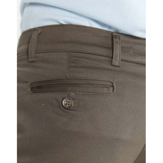 Pantalón Chino Sidney, Gabardina, Verde, Equus