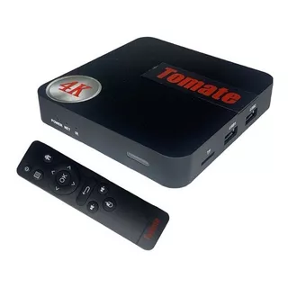 Smart Tv Box 4k Tomate Transforma Sua Tv Em Smart C/ Anatel Preto Padrão