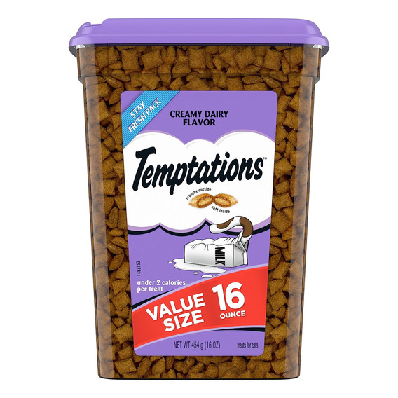 Temptations Golosina Para Gatos Crujientes Y Relleno Cremoso