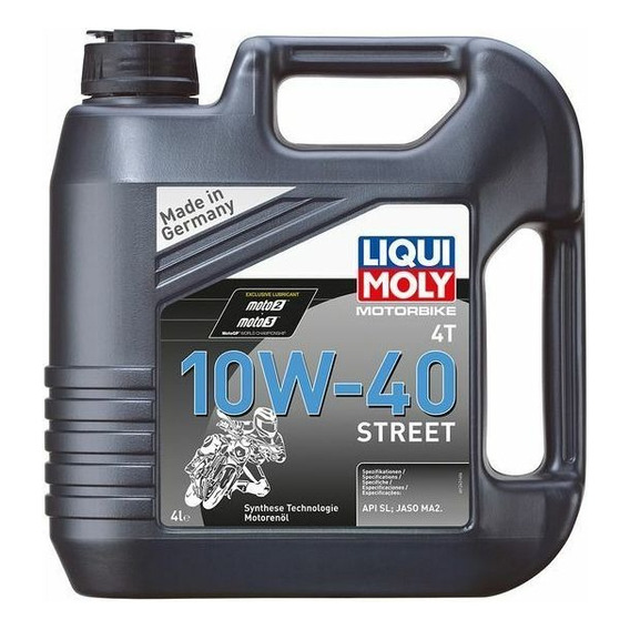 Aceite para motor Liqui Moly sintético 10W-40 para motos y cuatriciclos