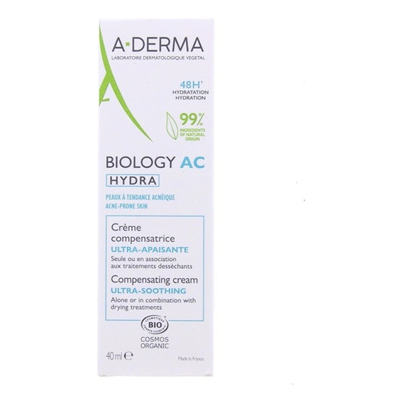 A-derma Biology Ac Hydra Crema Compensadora Calmante 40ml