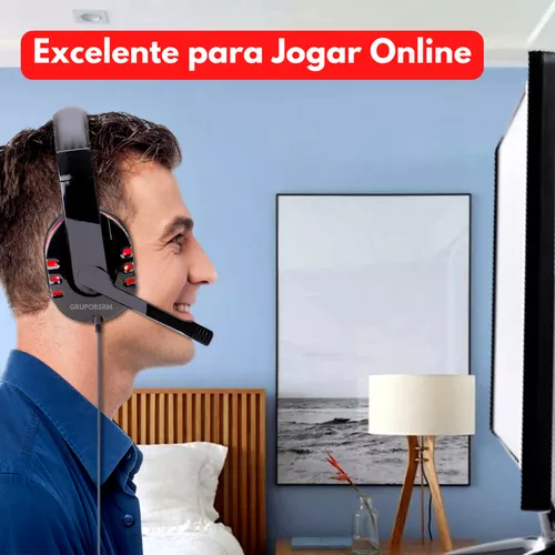 Audífonos gamer GRUPOBSRM fone gamer,fone de ouvido com microfone, headset,  fone de ouvido gamer, headset