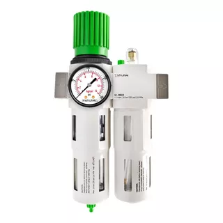 Filtro-regulador-lubricador 1/2 Alta Presión Con Manómetro