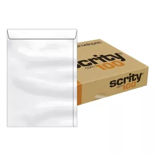 Envelope Saco Off Set Branco Sof728 20x28 Scrity 500 Unidade