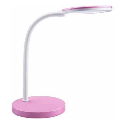 Lampara Escritorio Bonnie Rosa Led 7w Mesa Deco Dimerizable Rosa