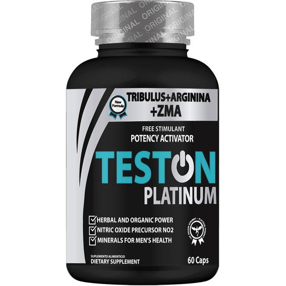 Teston Platinum - Vitaminas Para Hombre 60 Caps