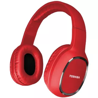 Auriculares Con Microfono Toshiba D160h 3.5mm Livianos Color Rojo